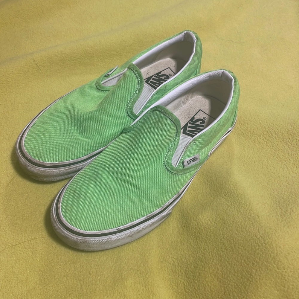 Neon green vans